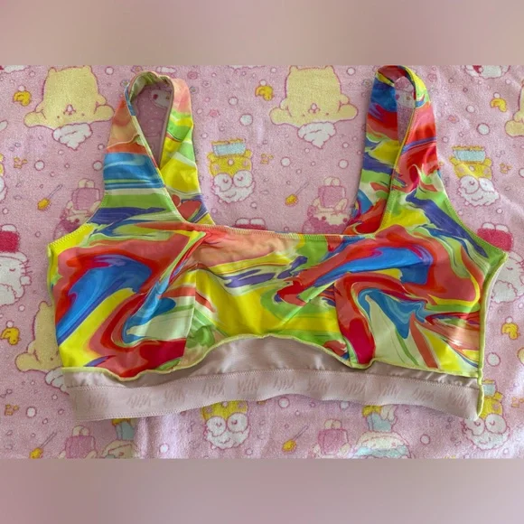 Yitty Fabletics “Cuz I Love You” Shaping Midi Bralette - Picture 5 of 6